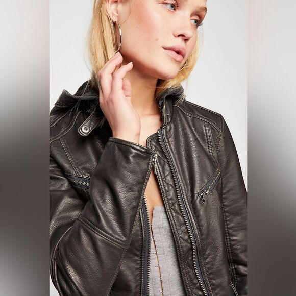 We The Free Monroe Hooded Jacket sz L EUC - Picture 3 of 15